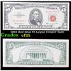 1963 Red Seal $5 Legal Tender Note Grades vf+