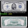 1934D $5 Blue Seal Silver Certificate Grades vf+