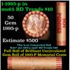 Image 1 : Shotgun Lincoln 1c roll, 1995-p 50 pcs Brandt Wrapper