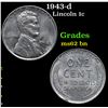 Image 1 : 1943-d Lincoln Cent 1c Grades Select Unc BN