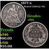 Image 1 : 1877-s Seated Liberty Dime 10c Grades vf++