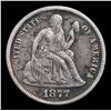 Image 2 : 1877-s Seated Liberty Dime 10c Grades vf++