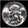 Image 2 : 1952-d Washington Quarter 25c Grades Choice+ Unc