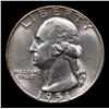 Image 2 : 1951-d Washington Quarter 25c Grades GEM+ Unc