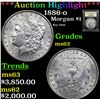 Image 1 : ***Auction Highlight*** 1886-o Morgan Dollar $1 Graded Select Unc By USCG (fc)