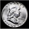 Image 2 : 1954-p Franklin Half Dollar 50c Grades Select Unc