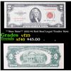 Image 1 : **Star Note** 1953 $2 Red Seal Legal Tender Note Grades vf+