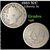 1883 N/C Liberty Nickel 5c Grades vg, very good
