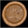 Image 2 : Mixed small cents 1c orig shotgun roll, 1919-d Wheat Cent, 1882 Indian Cent other end, Brinks Wrappe