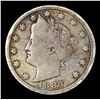 Image 2 : 1883 N/C Liberty Nickel 5c Grades vg, very good