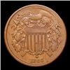 Image 2 : 1866 Two Cent Piece 2c Grades xf
