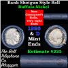 Image 1 : Buffalo Nickel Shotgun Roll in Old Bank Style 'Bell Telephone'  Wrapper 1926 & D Mint Ends