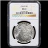 Image 2 : NGC 1904-o Morgan Dollar $1 Graded ms64 By NGC