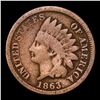 Image 2 : 1863 Indian Cent 1c Grades vf, very fine