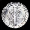 Image 3 : 1945-p Mercury Dime 10c Grades GEM Unc
