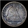 Image 2 : 1877-p Seated Liberty Quarter 25c Grades vg+