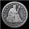 Image 2 : 1856-o Seated Liberty Quarter 25c Grades vg+