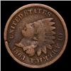 Image 2 : 1863 Indian Cent 1c Grades f, fine