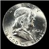 Image 2 : 1962-d Franklin Half Dollar 50c Grades Choice Unc+ FBL