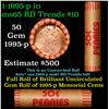 Image 1 : Shotgun Lincoln 1c roll, 1995-p 50 pcs Brandt Wrapper