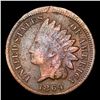 Image 2 : 1864 Bronze Indian Cent 1c Grades f+
