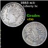 Image 1 : 1883 n/c Liberty Nickel 5c Grades vf++