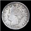 Image 2 : 1883 n/c Liberty Nickel 5c Grades vf++