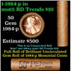 Image 1 : Shotgun Lincoln 1c roll, 1984-p 50 pcs Brandt Wrapper