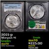 Image 1 : PCGS 2021-p Morgan Dollar $1 Graded ms70 By PCGS