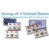Image 1 : Group of 2 United States Mint Set in Original Government Packaging! From 1997-1998 with 20 Coins Ins