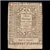 Image 2 : Rhode Island Colonial Currency May 1786 3 Shillings (3s) Fr-RI294 Printed By Southwick & Barber Grad