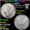 Image 1 : ***Auction Highlight*** 1900-s Morgan Dollar $1 Graded Select+ Unc By USCG (fc)