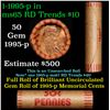 Image 1 : Shotgun Lincoln 1c roll, 1995-p 50 pcs Brandt Wrapper