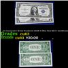Image 1 : 2x Consecutive Serial Numbered 1935E $1 Blue Seal Silver Certificates Grades Select CU