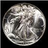 Image 2 : 1946-p Walking Liberty Half Dollar 50c Grades Choice+ Unc