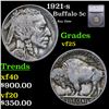 1921-s Buffalo Nickel 5c Graded vf25 By SEGS