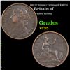 1882-H Britain 1 Farthing 1f KM-753 Grades vf++