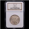 Image 2 : NGC 1941-p Walking Liberty Half Dollar 50c Graded ms63 By NGC
