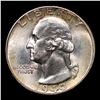 Image 2 : 1943-d Washington Quarter 25c Grades GEM Unc