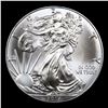 Image 2 : 2017-p Silver Eagle Dollar $1 Graded ms70 By SEGS