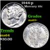 Image 1 : 1944-p Mercury Dime 10c Grades Select+ Unc