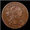 Image 2 : ***Auction Highlight*** 1803 Sm Date, Sm Frac Draped Bust Large Cent 1c Graded au50 details By SEGS 