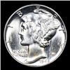 Image 2 : 1945-p Mercury Dime 10c Grades GEM++ Unc