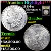 Image 1 : ***Auction Highlight*** 1884-s Morgan Dollar $1 Graded Select Unc By USCG (fc)