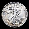 Image 2 : 1947-d Walking Liberty Half Dollar 50c Grades Select+ Unc