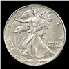 Image 2 : 1941-p Walking Liberty Half Dollar 50c Grades Select+ Unc