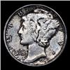 Image 2 : 1942-p Mercury Dime 10c Grades GEM+ Unc