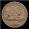 Image 2 : 1858 SL Flying Eagle Cent 1c Grades f+