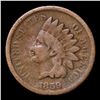 Image 2 : 1859 Indian Cent 1c Grades vg+