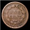 Image 3 : 1859 Indian Cent 1c Grades vg+